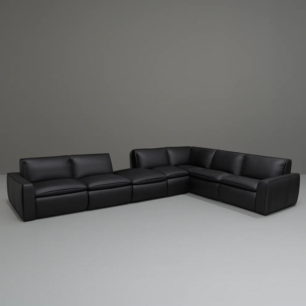 Damascus Full Leather Modular Sofa