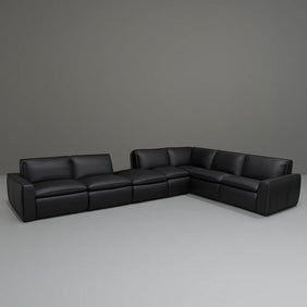 Damascus Full Leather Modular Sofa