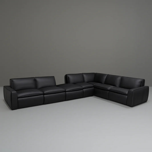 Damascus Full Leather Modular Sofa