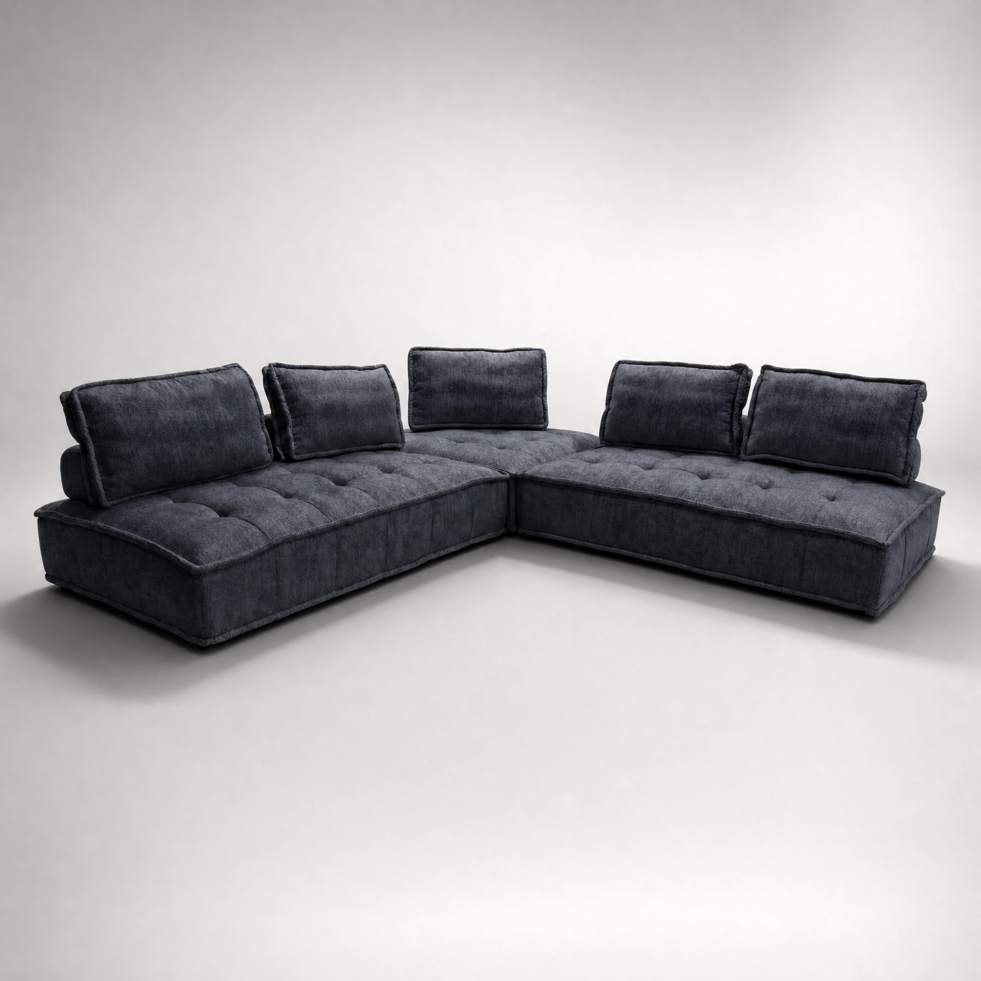 Cube 3pc(2+1+2) Modular Sofa Set
