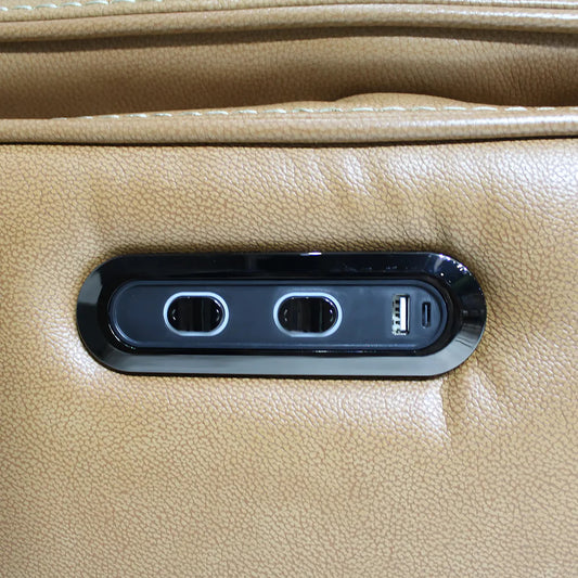 Blanco Full Leather Motion Sofa Set