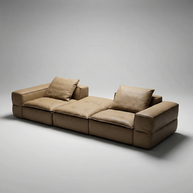 Carmen Full Leather Modular Sofa