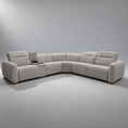 Load image into Gallery viewer, Maldova Fabric Corner Motion Sofa Set
