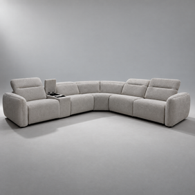 Maldova Fabric Corner Motion Sofa Set