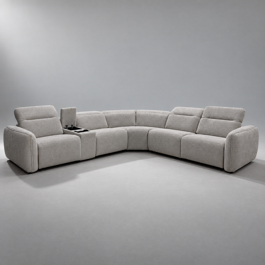 Maldova Fabric Corner Motion Sofa Set
