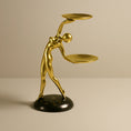 Load image into Gallery viewer, Candle Holder Gold/Black Nickel 1018073
