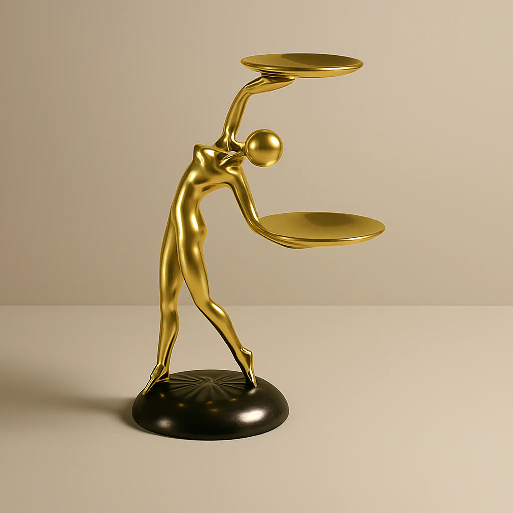 Candle Holder Gold/Black Nickel 1018073