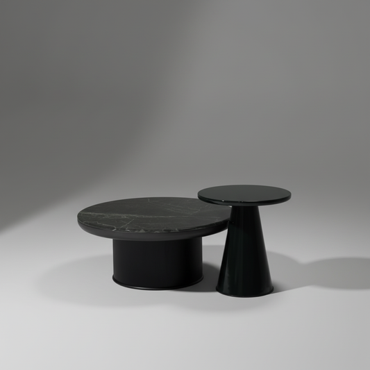 Clyde Set Of 2 Coffee Table Black 532