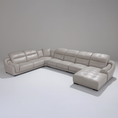 Load image into Gallery viewer, Piero Leather Uppers Modular Sofa
