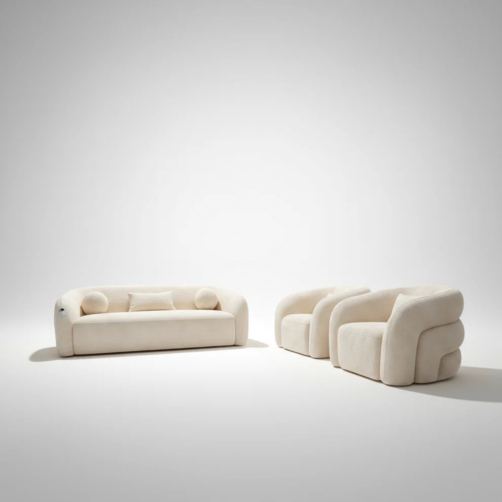 Beluga Fabric Sofa Set