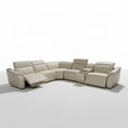 Load image into Gallery viewer, Cortiva Electric Motion Corner Full Leather Lounge Set
