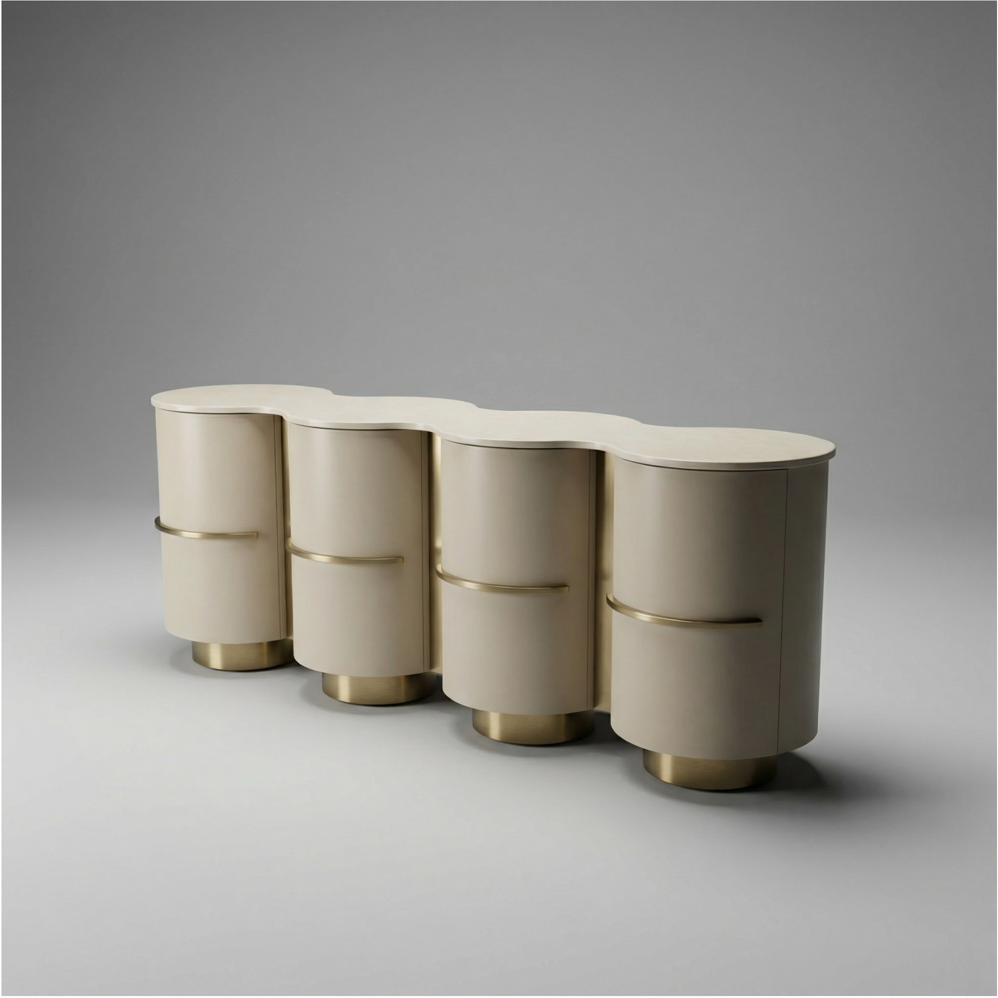 Cyprus Buffet Milk White