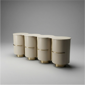 Cyprus Buffet Milk White