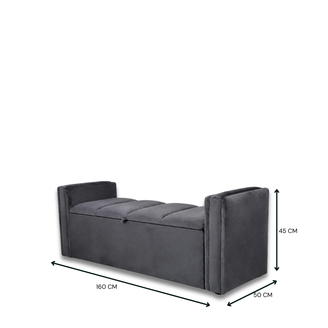 Bolster Storage Ottoman King