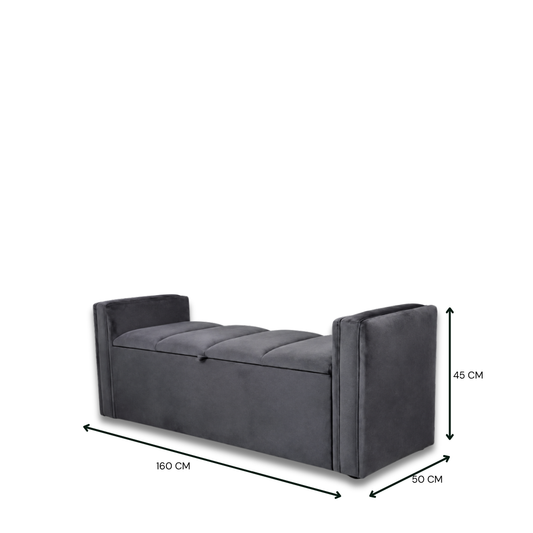 Bolster Storage Ottoman King