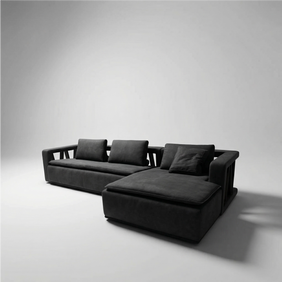 Venanzio Full Leather Daybed Sofa
