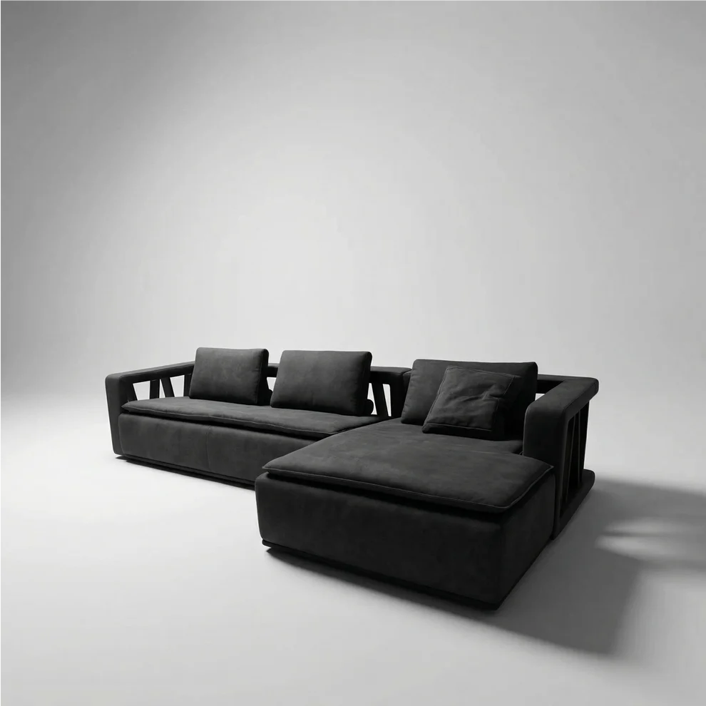 Venanzio Full Leather Daybed Sofa