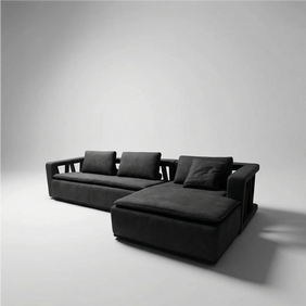 Venanzio Full Leather Daybed Sofa