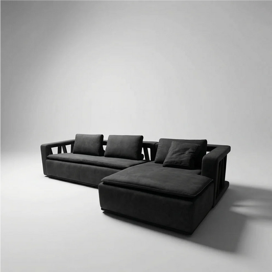 Venanzio Full Leather Daybed Sofa