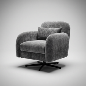Rosalia Fabric Swivel Chair