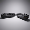 Load image into Gallery viewer, Rosalia Fabric Sofa Set
