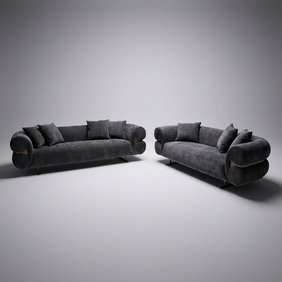 Rosalia Fabric Sofa Set