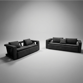 Venanzio Full Leather Sofa Set