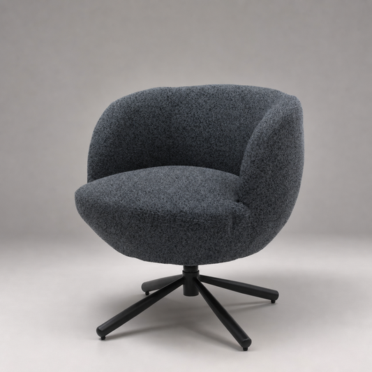 Soiree Fabric Swivel Chair