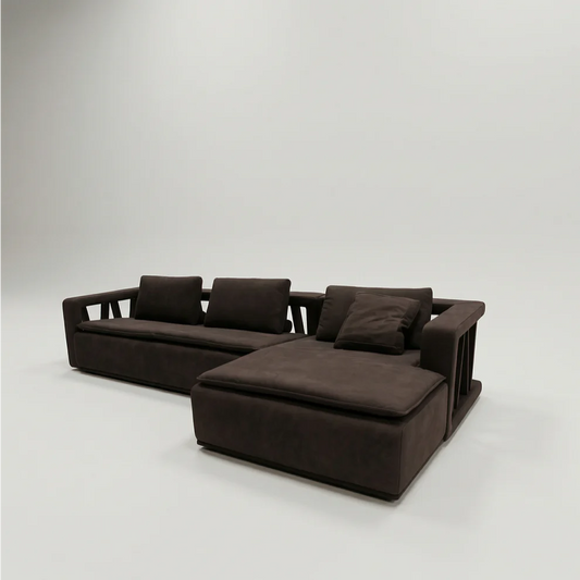Venanzio Full Leather Daybed Sofa