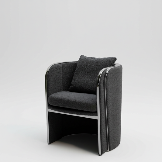 Elba Boucle Dining Chair