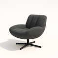 Load image into Gallery viewer, Juno Boucle Swivel Chair

