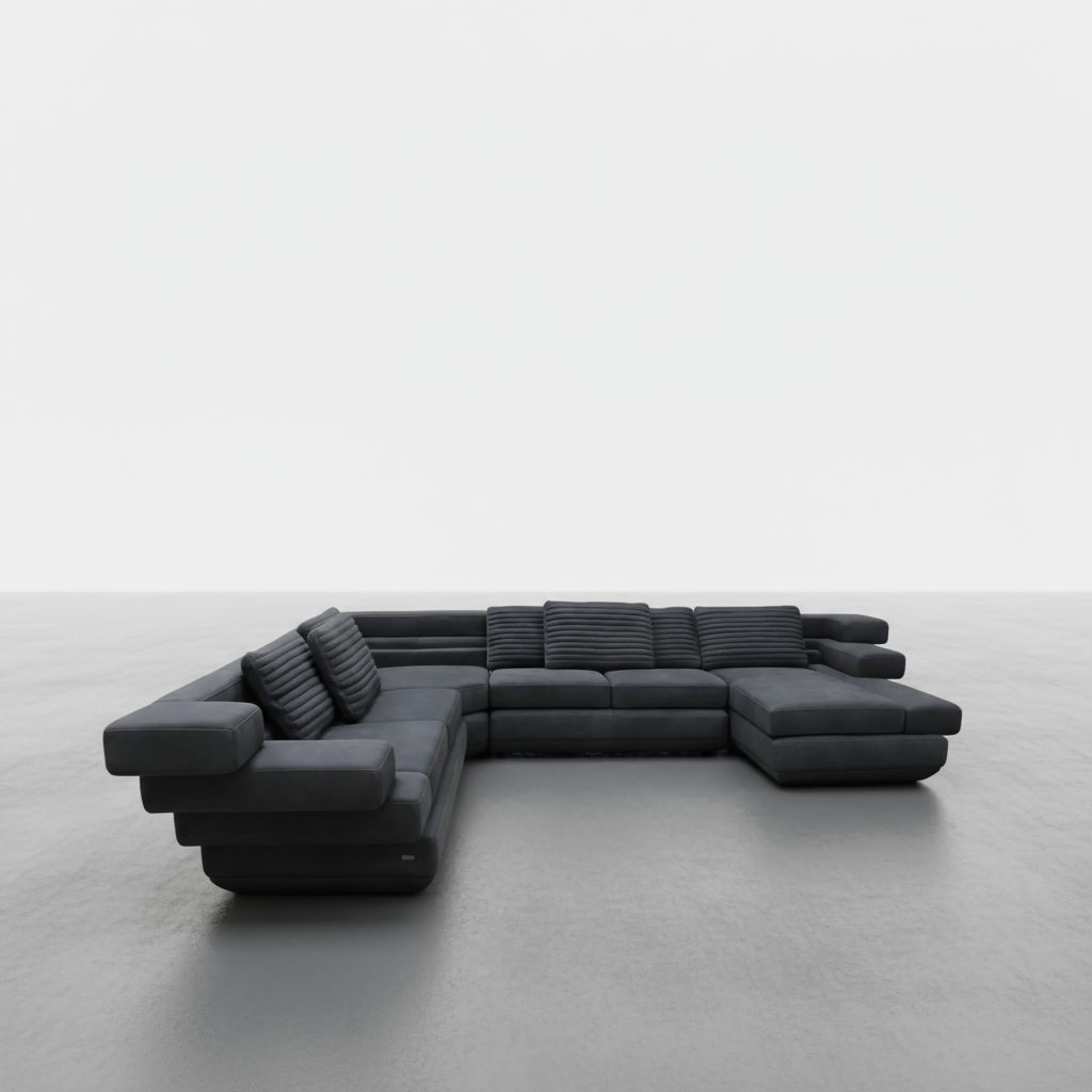 Scala Full Leather Modular Sofa Set