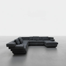 Scala Full Leather Modular Sofa Set