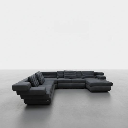 Scala Full Leather Modular Sofa Set