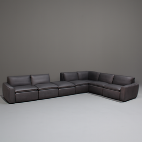 Damascus Full Leather Modular Sofa
