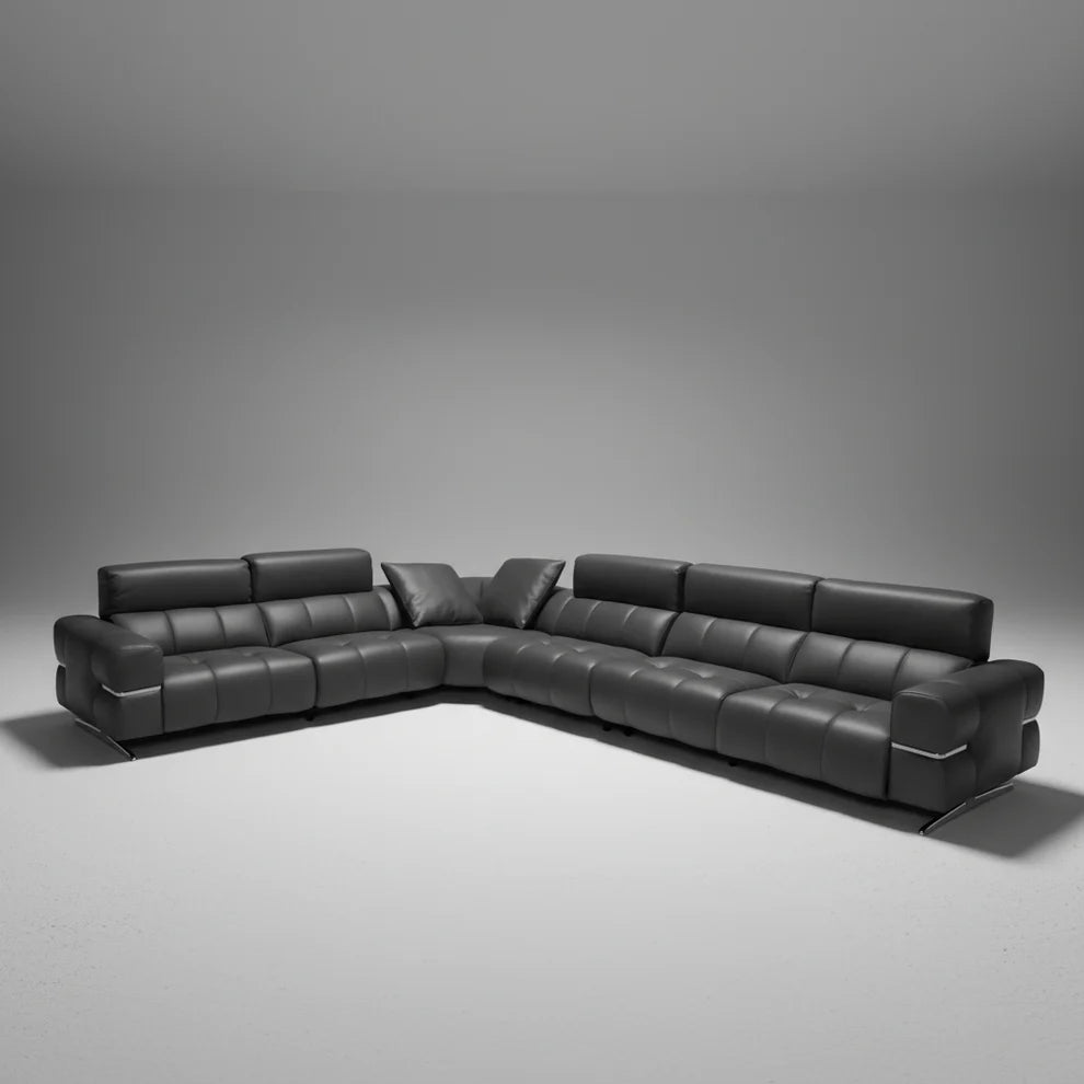 Elvaro Full Leather Modular Sofa