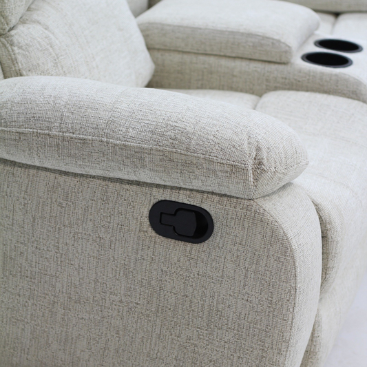 Lester 3+2 Motion Sofa Cream