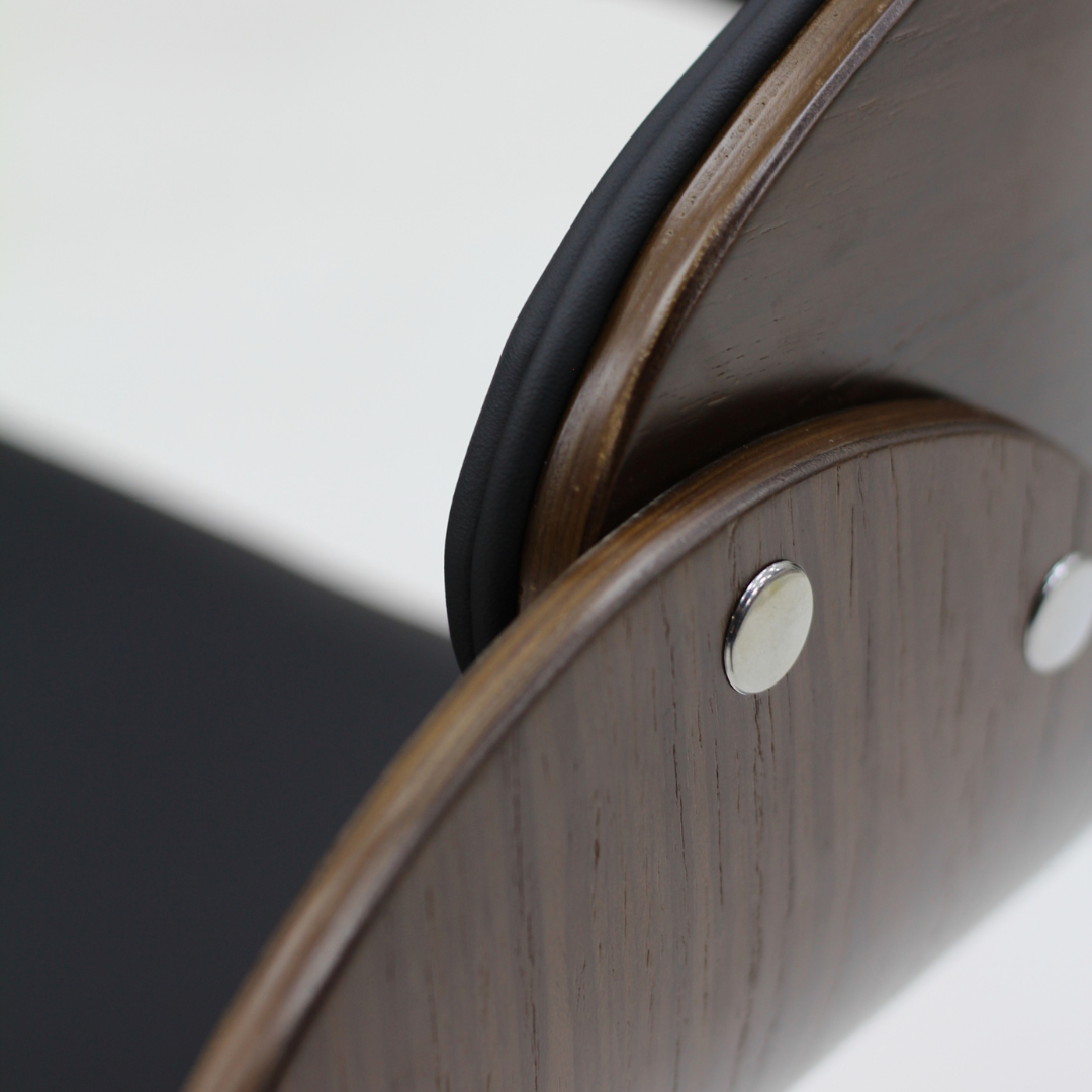 Parma Bar Chair Walnut