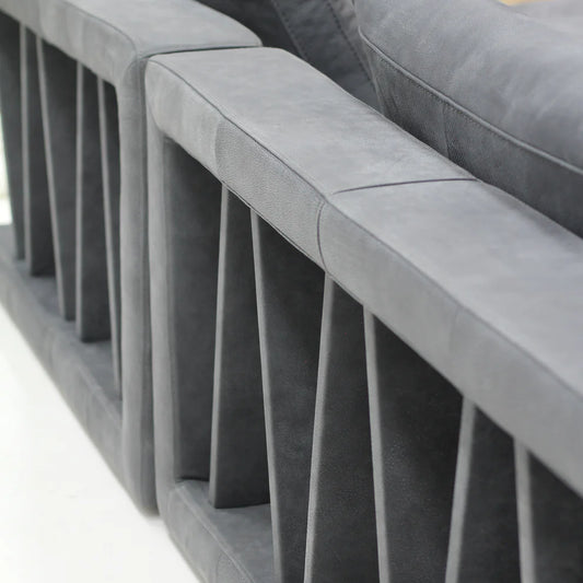 Venanzio Full Leather Daybed Sofa