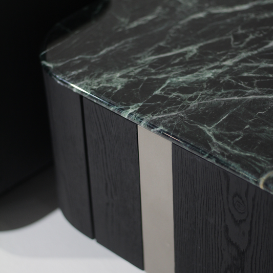 Zora Set of 2 Coffee Table Black And White 544