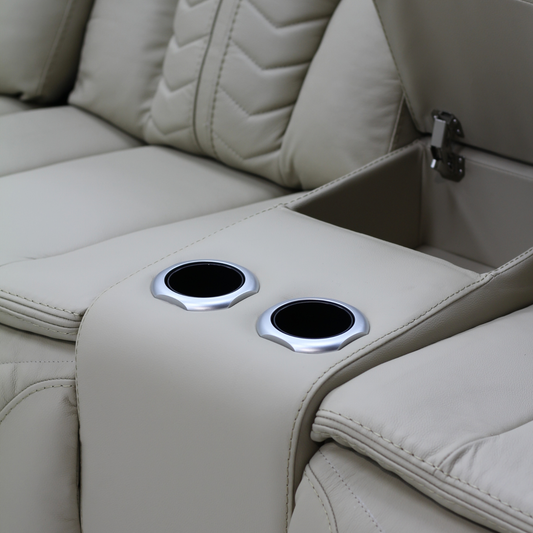 Bermuda Corner Leather Upper Motion Sofa