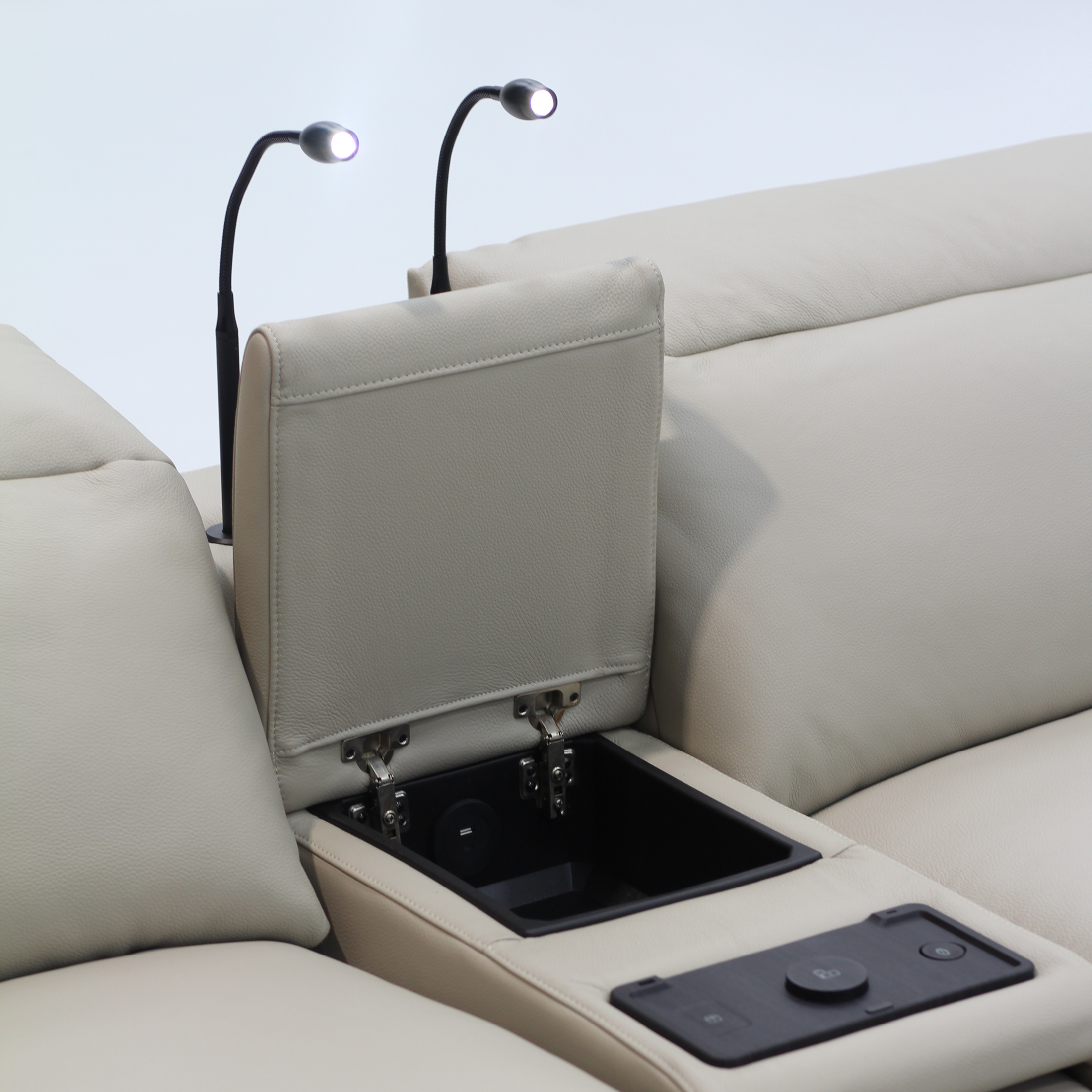 Salvino Mk2 Full Leather Corner Motion Sofa