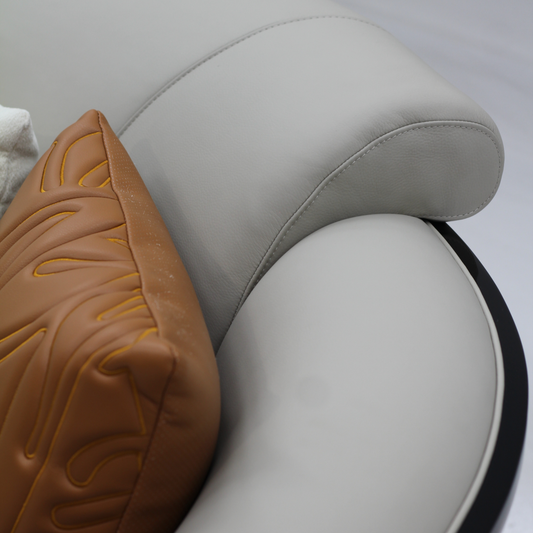 Florenzo Leather Uppers Sofa Set