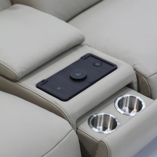 Salvino Mk2 Full Leather Corner Motion Sofa