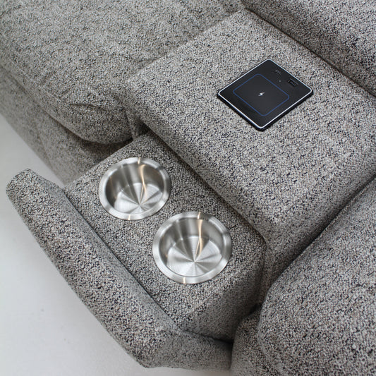 Gaston Fabric Modular Sofa With Ottoman