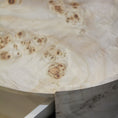 Load image into Gallery viewer, Raven Burl Vaneer Pedestal
