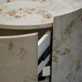 Load image into Gallery viewer, Raven Burl Vaneer Pedestal
