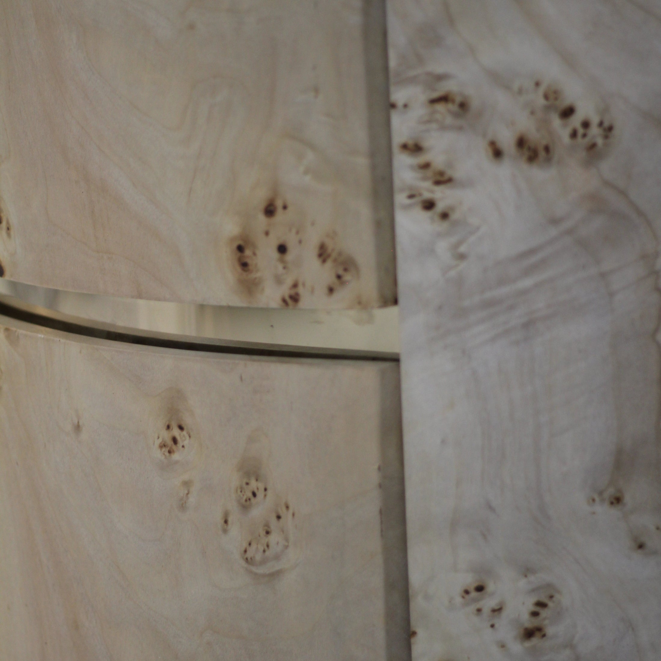 Raven Burl Vaneer Pedestal