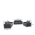 Load image into Gallery viewer, Elona Fabric Sofa Set
