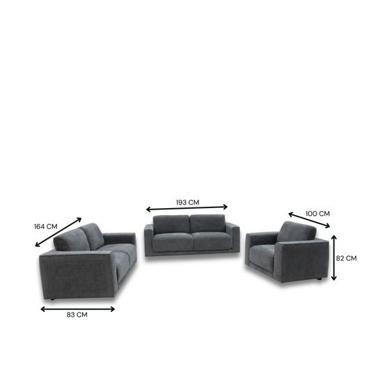 Elona Fabric Sofa Set